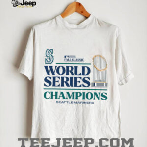 2025 Seattle Mariners World Series Champions Trophy Logo Graphic Tee Shirt