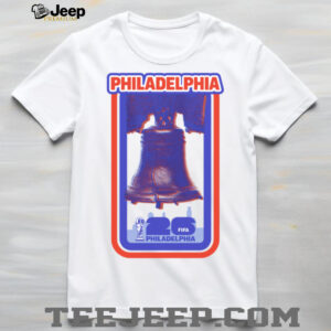 2026 FIFA World Cup Philadelphia Host City Poster Liberty Bell Soccer Skyline shirt