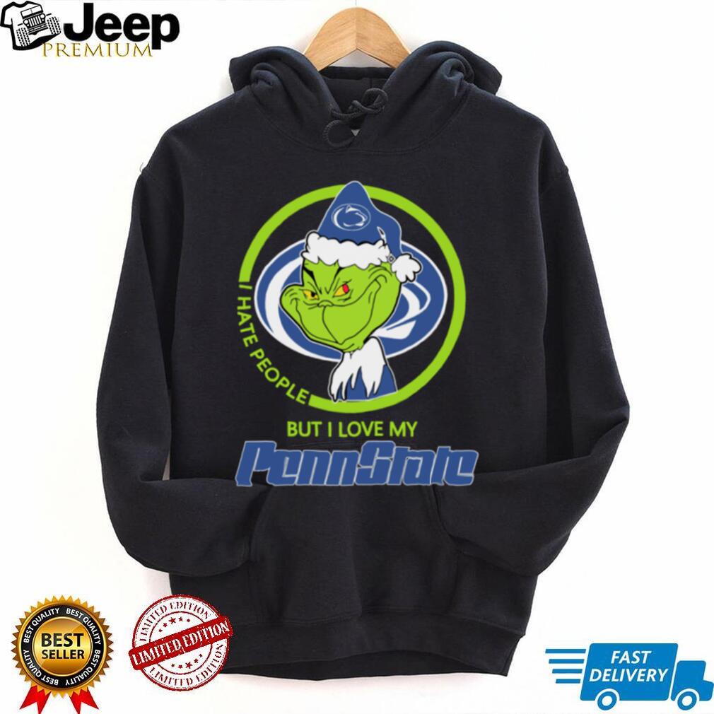 The Grinch I Hate People But I Love My Penn State Football Logo Shirt The Grinch I Hate People But I Love My Penn State Football Logo Shirt