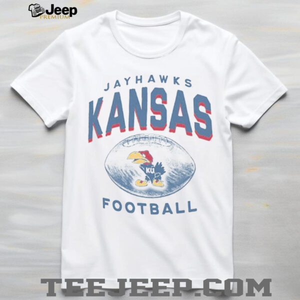 47 Kansas Jayhawks Womens White Arch Cloud Shirt