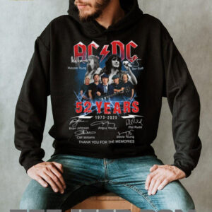 ACDC 52 Years 1973 2025 T Shirt