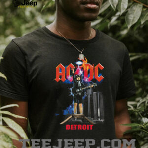 ACDC Angus Young Detroit T Shirt