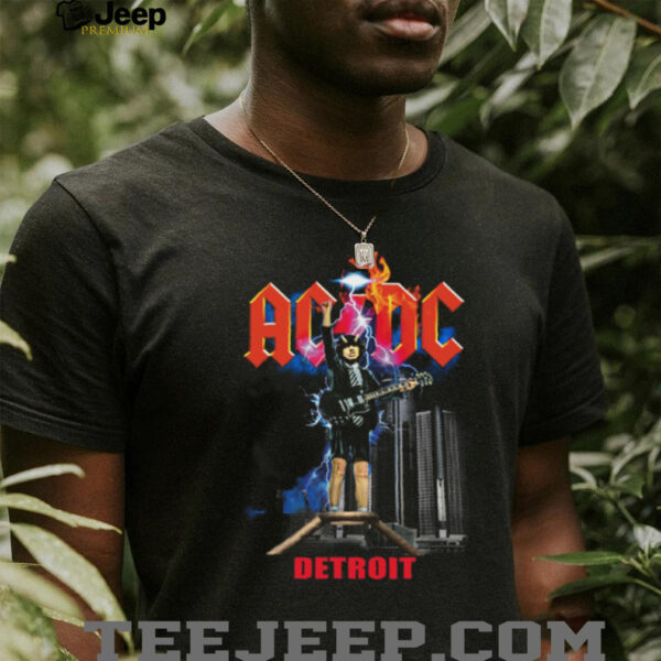 ACDC Angus Young Detroit T Shirt