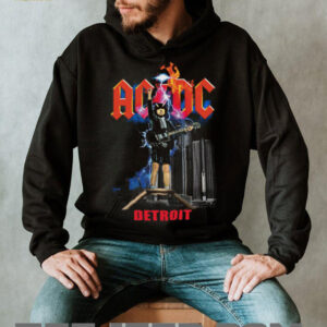 ACDC Angus Young Detroit T Shirt