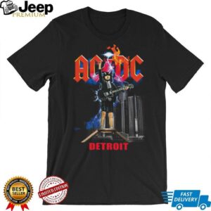 ACDC Angus Young Detroit T Shirt