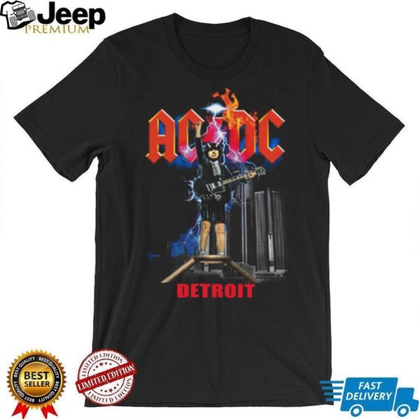 ACDC Angus Young Detroit T Shirt