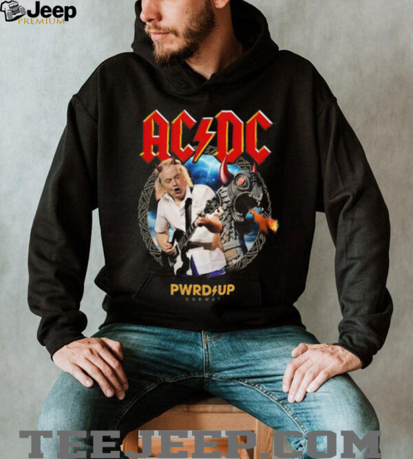 ACDC Power Up Tour Norway Live Concert Shirt