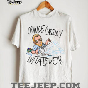 AEW Wrestling Orange Cassidy Whatever Meme Cartoon Shirt