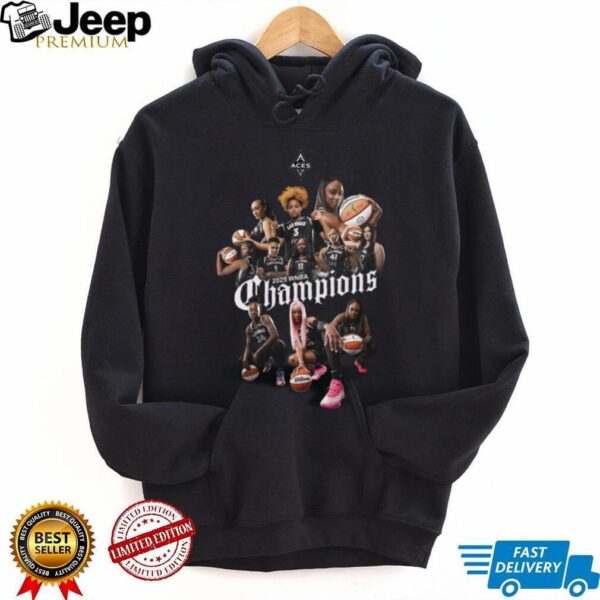 Aces Champions Shirt Las Vegas Aces 2025 Player Championship T Shirt