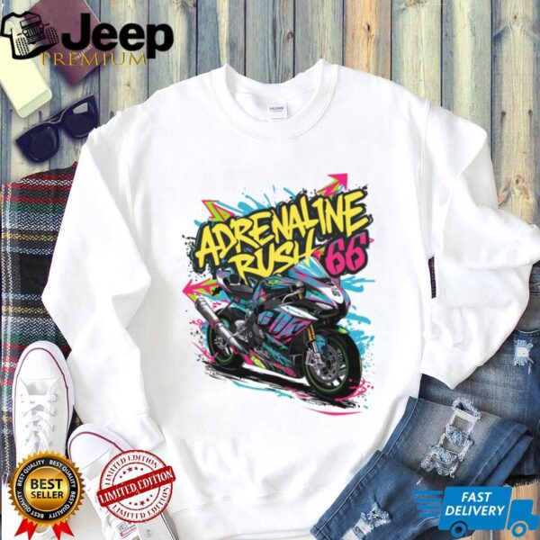 Adrenaline Rush Motorcycle T Shirt