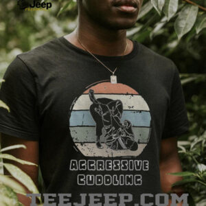 Aggressive cuddling vintage Jiu Jitsu shirt