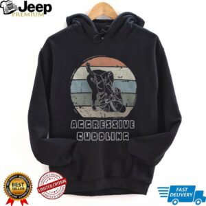 Aggressive cuddling vintage Jiu Jitsu shirt