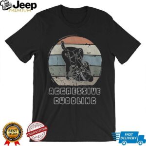 Aggressive cuddling vintage Jiu Jitsu shirt