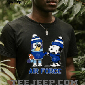 Air Force Falcons x Snoopy Bluey Christmas Football NCAA TShirt