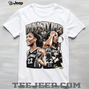 A’ja Wilson Jackie Young Las Vegas Aces Dynasty Duo T Shirt