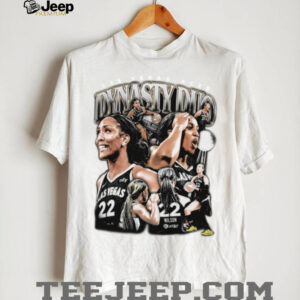 A’ja Wilson Jackie Young Las Vegas Aces Dynasty Duo T Shirt