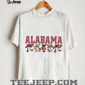 Alabama Crimson Tide X Grateful Dead Basketball Mascot Bears T Shirt Hoodie