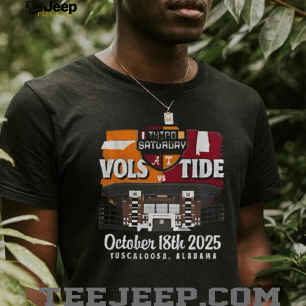 Alabama Crimson Tide vs Tennessee Volunteers Third Saturday In October 18th 2025 shirt