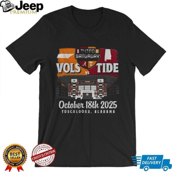 Alabama Crimson Tide vs Tennessee Volunteers Third Saturday In October 18th 2025 shirt