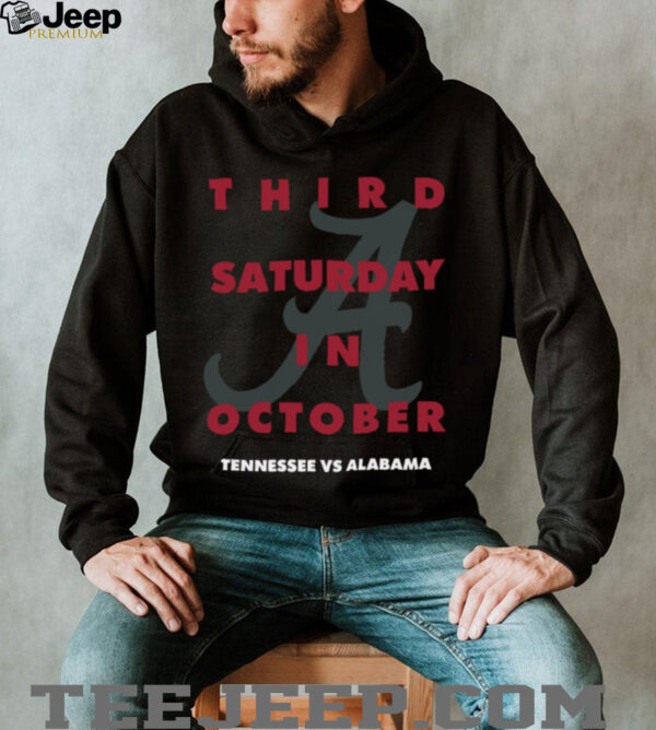 Alabama vs Tennessee Third Saturday In October 2025 Football Shirt