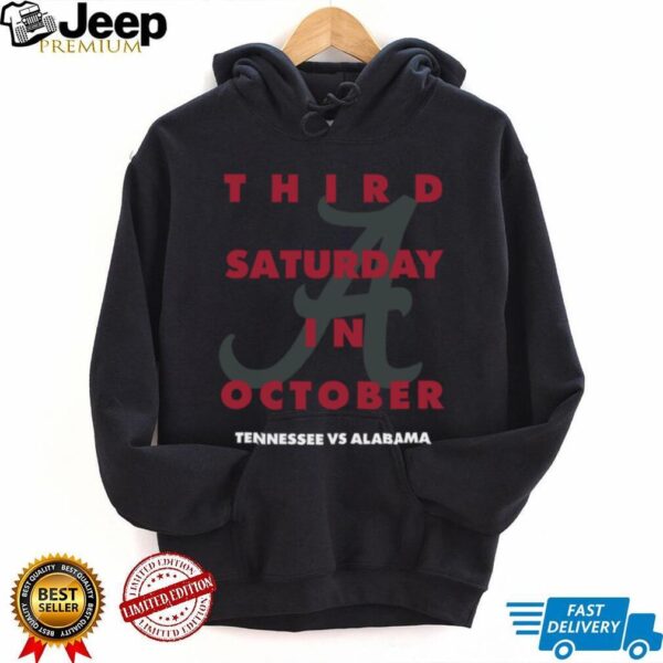 Alabama vs Tennessee Third Saturday In October 2025 Football Shirt