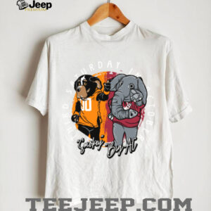 Alabama vs Tennessee Third Saturday In October 2025 Rivalry Mascots T Shirt