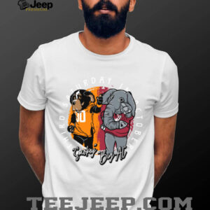 Alabama vs Tennessee Third Saturday In October 2025 Rivalry Mascots T Shirt
