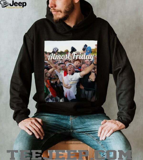 Almost Friday Rory Ryder Cup T Shirt 2025