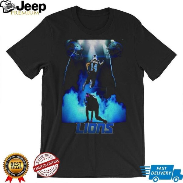 Amon Ra St Brown and Jahmyr Gibbs Spider man photo Detroit Lions Unstoppable duo shirt