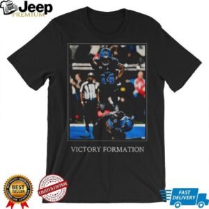 Amon Ra St Brown and Jahmyr Gibbs Spider man photo Detroit Lions Victory formation shirt