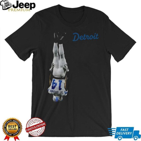 Amon Ra St. Brown Detroit Lions NFL Football 2025 upside down shirt