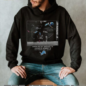 Amon Ra St. Brown and Jahmyr Gibbs Detroit Lions NFL Oct 20 2025 shirt