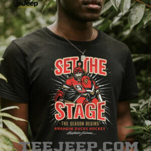 Anaheim Ducks Set the Stage Hockey T Shirt