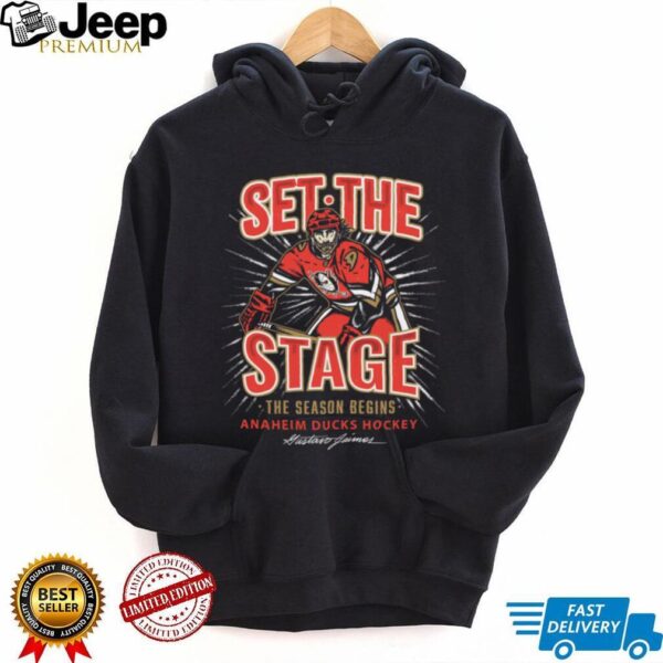 Anaheim Ducks Set the Stage Hockey T Shirt