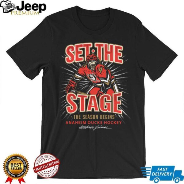 Anaheim Ducks Set the Stage Hockey T Shirt