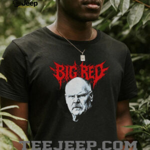 Andy Reid big face Death Metal Big Red Kansas City Chiefs NFL Football shirt
