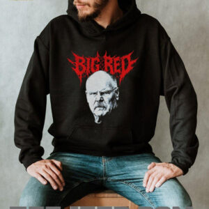 Andy Reid big face Death Metal Big Red Kansas City Chiefs NFL Football shirt