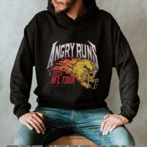 Angry Runs 2025 NFL Tour Helmet Skull Vintage T Shirt