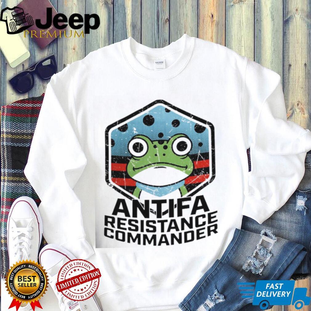 Antifa Resistance Commander Frog Emblem Portland Protest shirt Antifa Resistance Commander Frog Emblem Portland Protest shirt