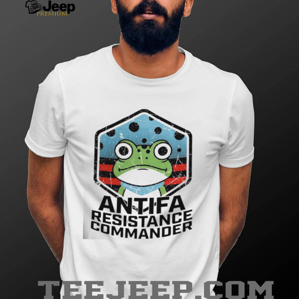Antifa Resistance Commander Frog Emblem Portland Protest shirt Antifa Resistance Commander Frog Emblem Portland Protest shirt