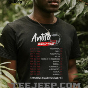 Antifa World Tour crushing fascist since’44 shirt
