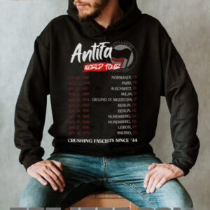 Antifa World Tour crushing fascist since’44 shirt