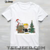 Oregon Ducks Snoopy Charlie Brown Christmas Holiday T Shirt