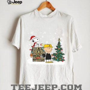 App State Mountaineers Snoopy Charlie Brown Christmas Holiday T Shirt
