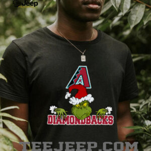 Arizona Diamondbacks Logo Baseball Grinch Christmas T Shirt