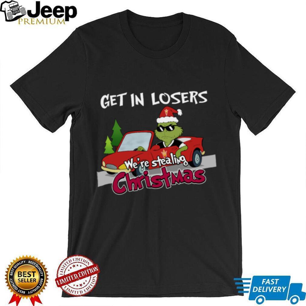 Arizona State Sun Devils Grinch Christmas T Shirt Get In Losers We’re Stealing Christmas Holiday Tee Arizona State Sun Devils Grinch Christmas T Shirt Get In Losers We’re Stealing Christmas Holiday Tee