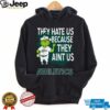 Athletics Grinch T Shirt They Hate Us Because They Ain’t Us Funny Christmas Tee