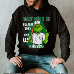 Athletics Grinch T Shirt They Hate Us Because They Ain’t Us Funny Christmas Tee