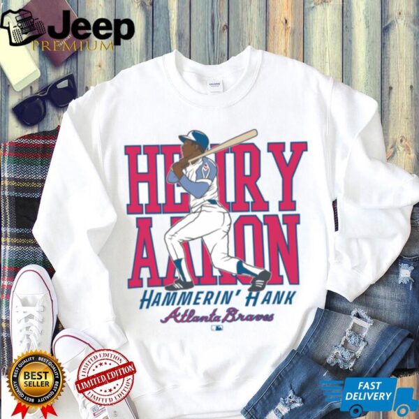 Atlanta Braves Hank Aaron Cooperstown Player T Shirt Hoodie