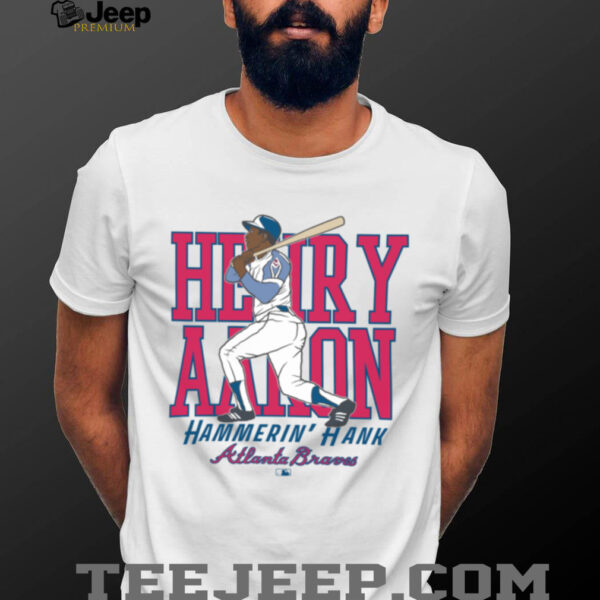 Atlanta Braves Hank Aaron Cooperstown Player T Shirt Hoodie